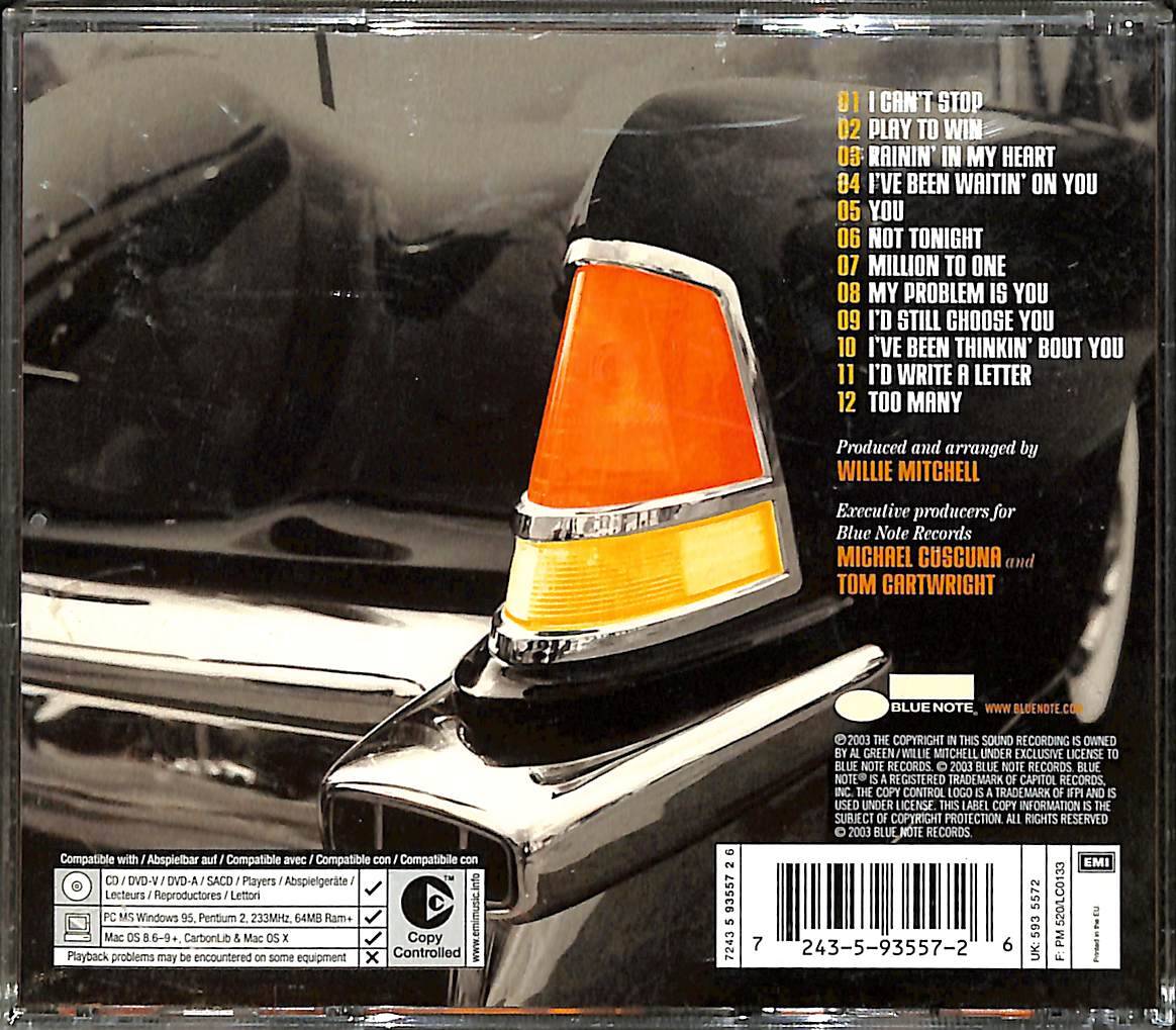 Al Green - I Cant Stop CD (İkinci El) CD4500 - 2