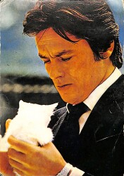 Alain Delon Kartpostal (Küçük Boy) KRT24274 - Gökçekoleksiyon