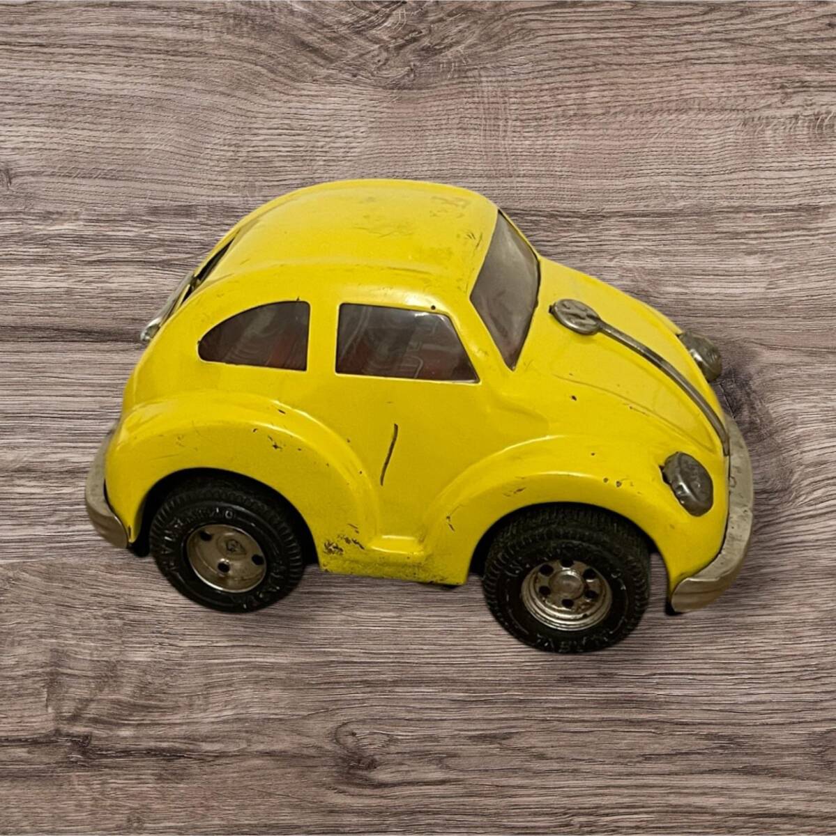 ALASYA TENEKE WOLKSWAGEN ARABA OYUNCAK SARI #OYN219 - 2