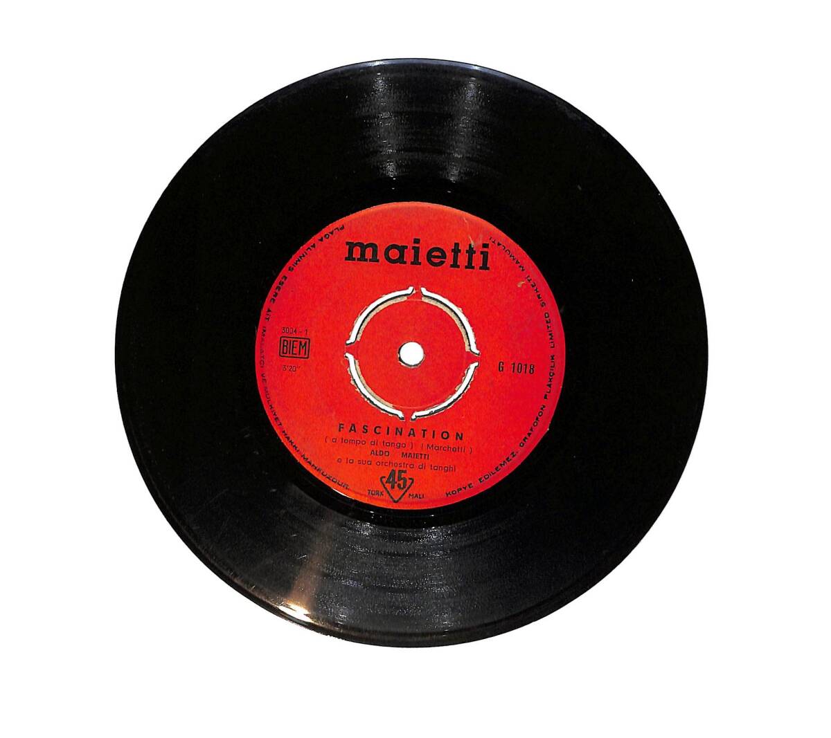 Aldo Maietti - Fascination / La Cumparsita PLAK (10/7.5) PLK26008 - 1