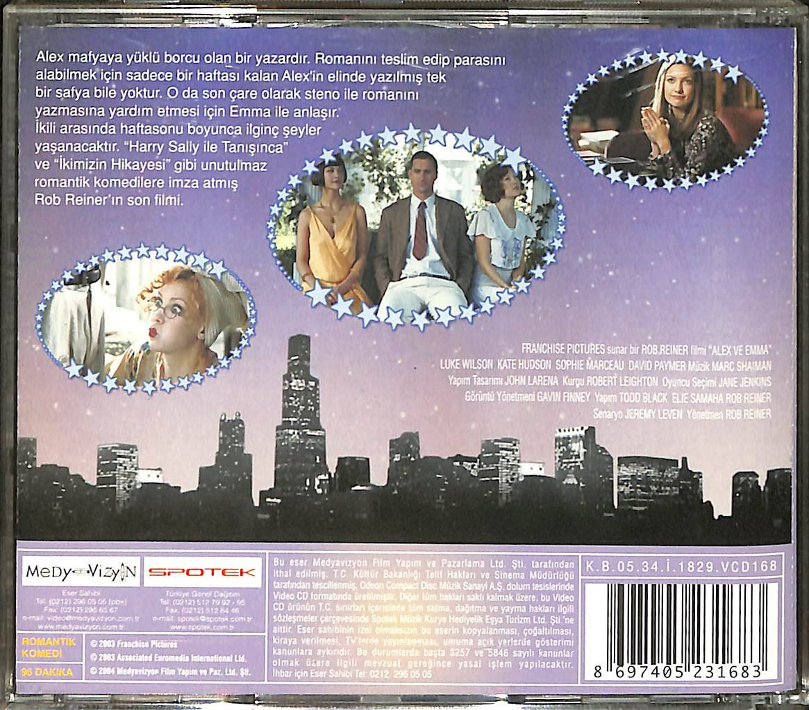 Alex&Emma Orijinal VCD Film VCD29141 - 2