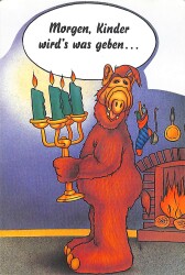 Alf Kartpostal (Küçük Boy) KRT22265 - Gökçekoleksiyon