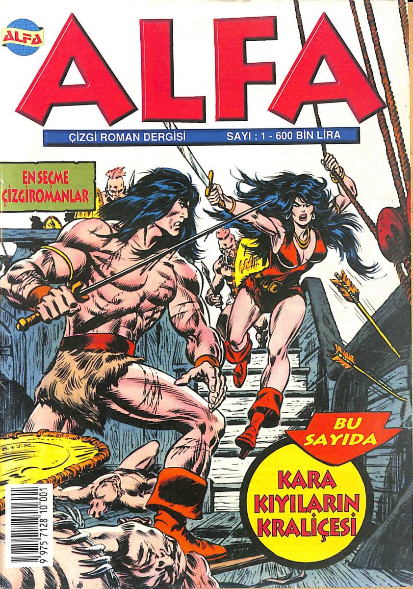 Alfa Çizgi Roman Dergisi Sayı: 1 NDR91852 - 1