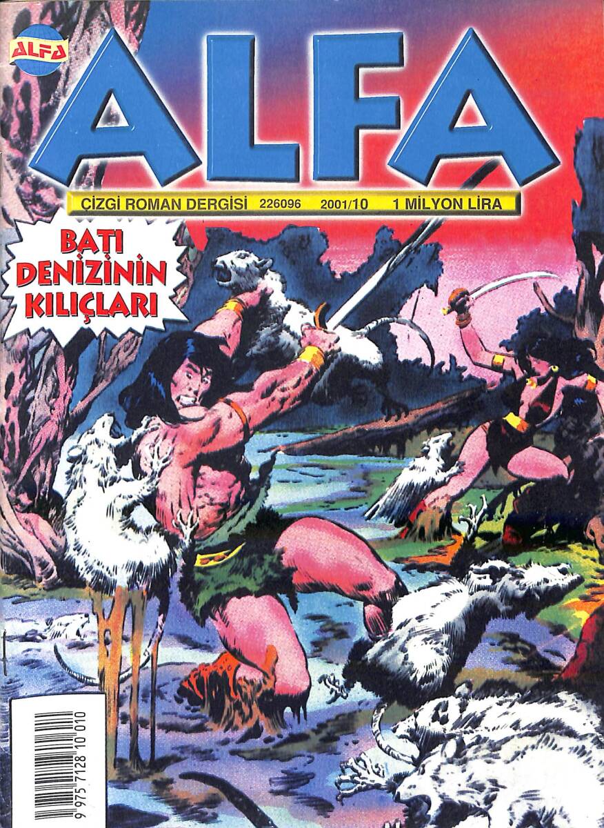 Alfa Çizgi Roman Dergisi Sayı : 10 - CONAN Batı Denizinin Kılıçları NDR94293 - 1