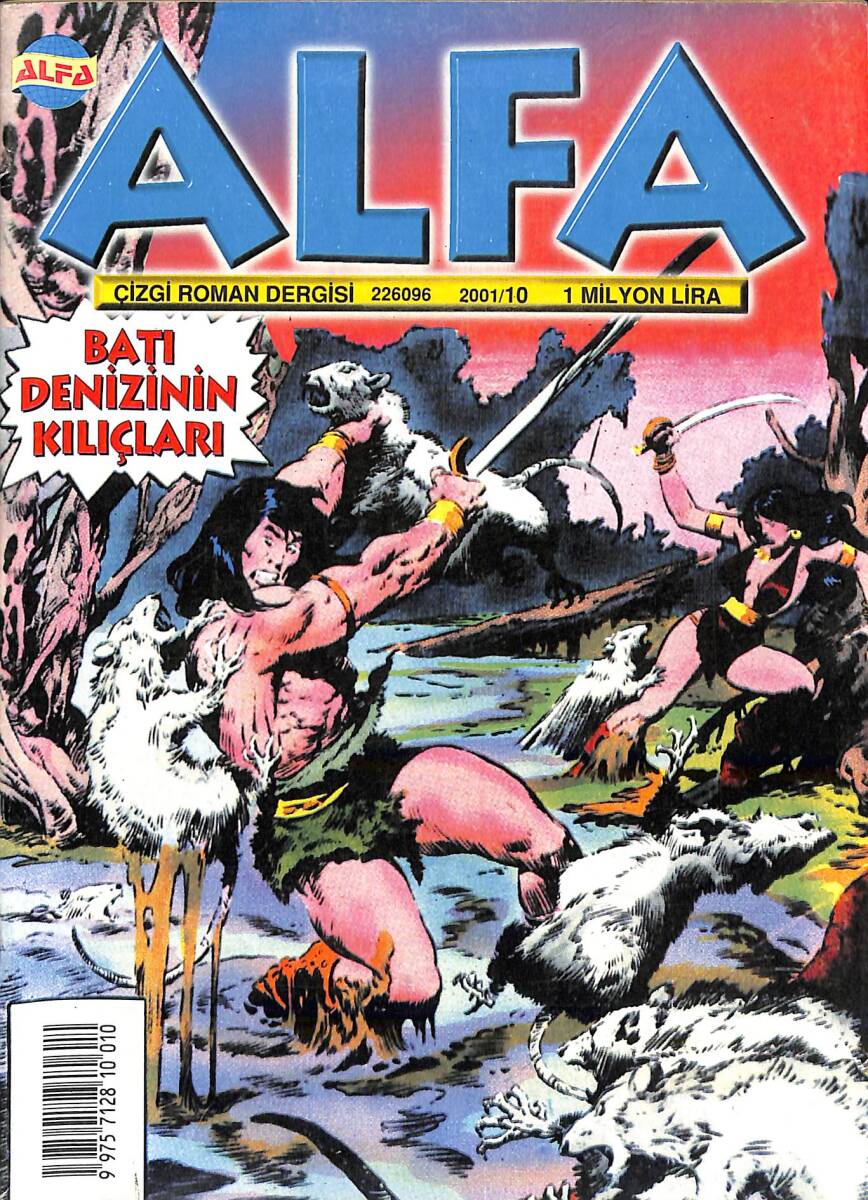 Alfa Çizgi Roman Dergisi Sayı : 10 - CONAN Batı Denizinin Kılıçları NDR94315 - 1
