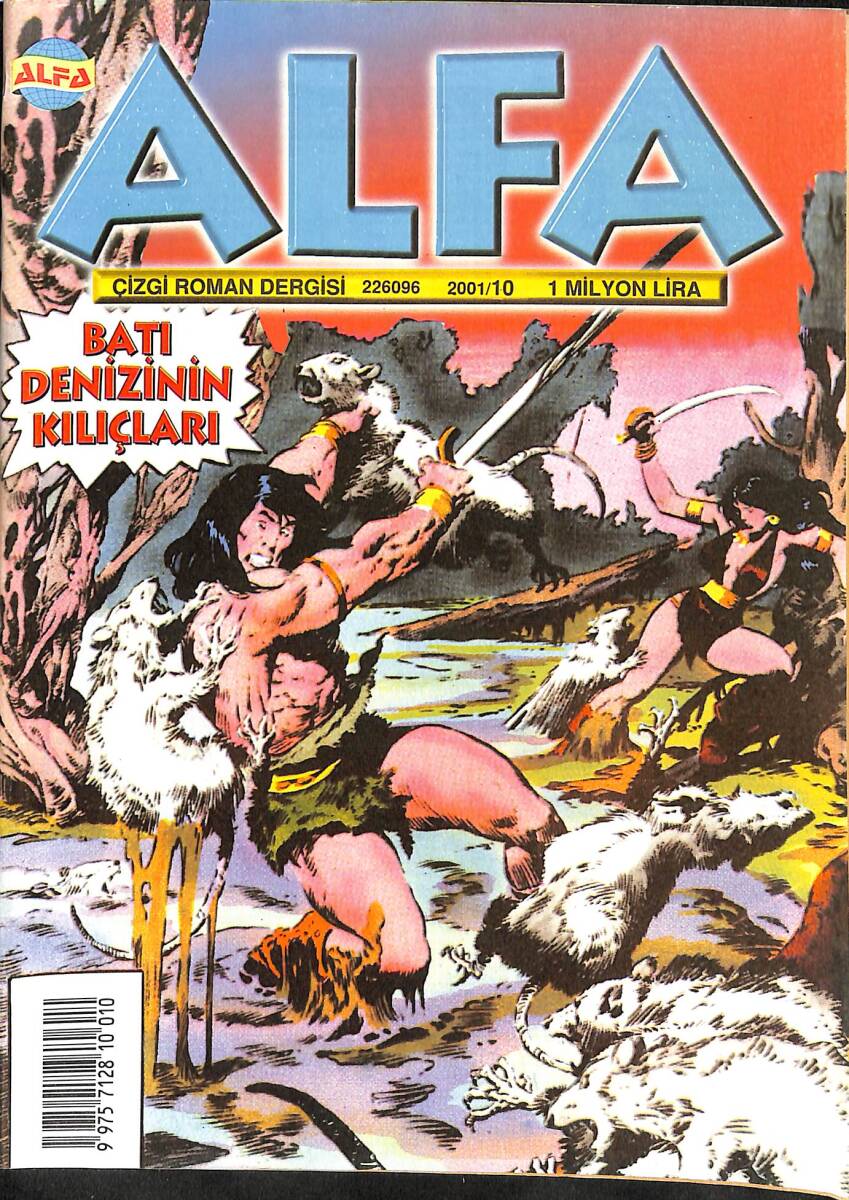 Alfa Çizgi Roman Dergisi Sayı :10 - CONAN Batı Denizinin Kılıçları NDR88257 - 1