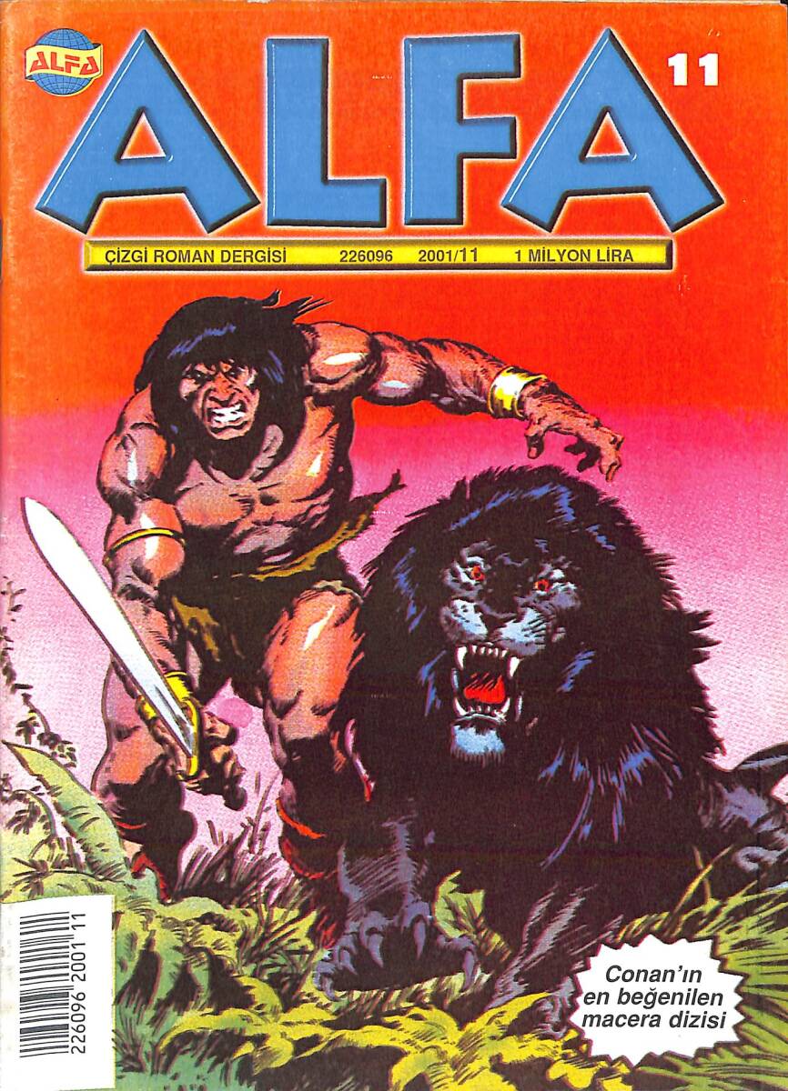 Alfa Çizgi Roman Dergisi Sayı : 11 - CONAN NDR94314 - 1