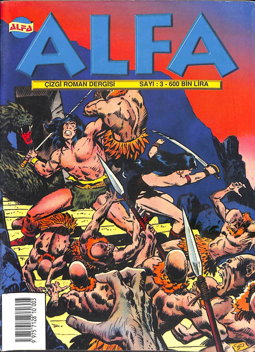 Alfa Çizgi Roman Dergisi Sayı :3 - CONAN NDR94299 - 1