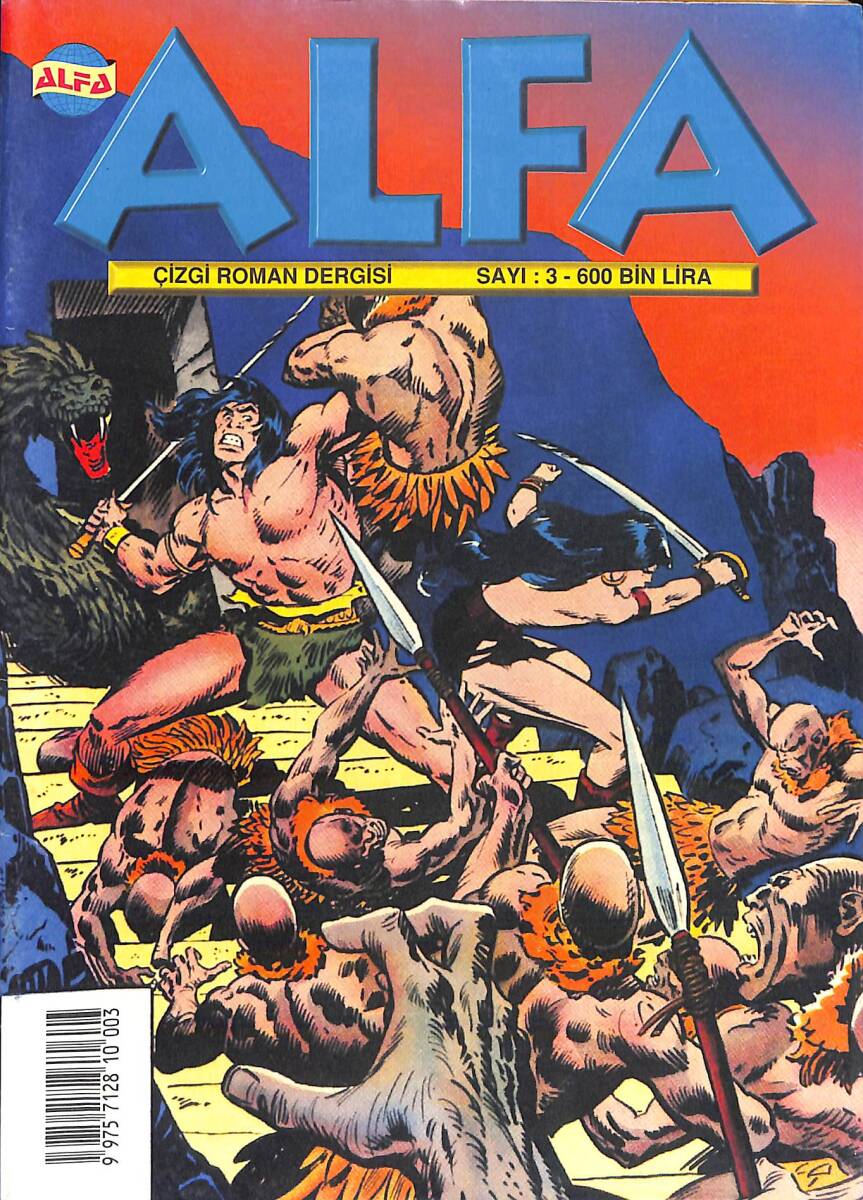 Alfa Çizgi Roman Dergisi Sayı :3 - CONAN NDR94310 - 1