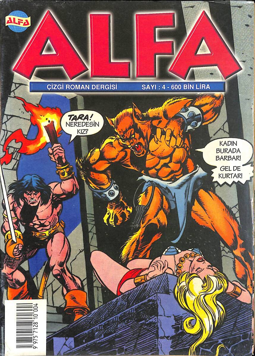 Alfa Çizgi Roman Dergisi Sayı: 4 NDR91849 - 1