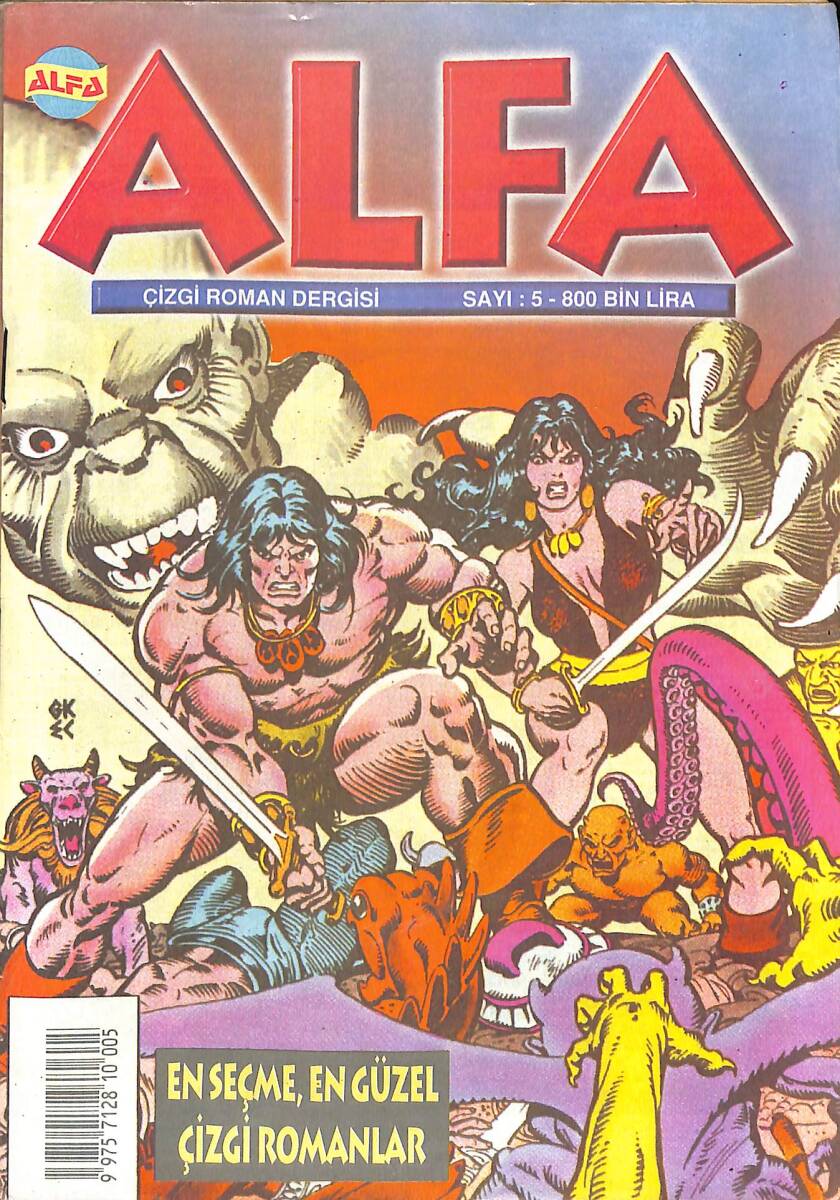 Alfa Çizgi Roman Dergisi Sayı :5 - CONAN (1-15 Mayıs 2001) NDR94319 - 1