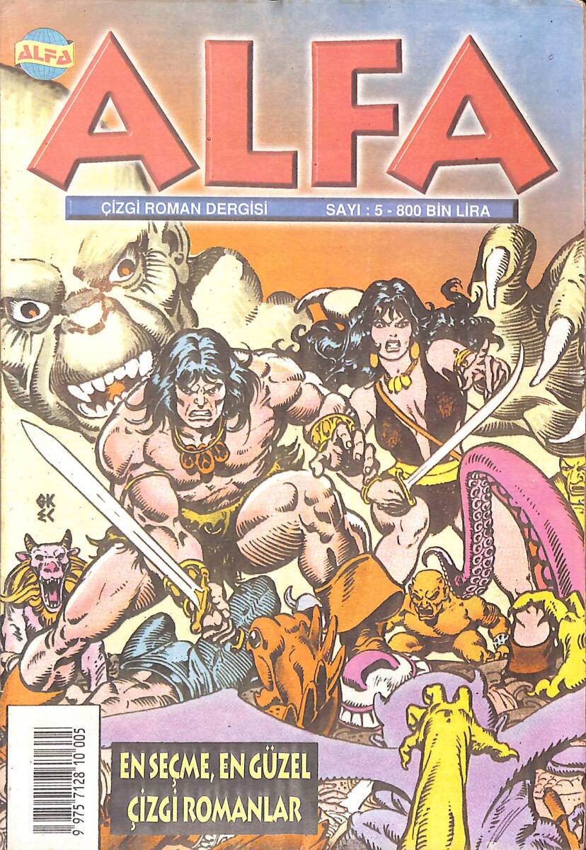 Alfa Çizgi Roman Dergisi Sayı :5 - CONAN (1-15 Mayıs 2001) NDR98392 - 1