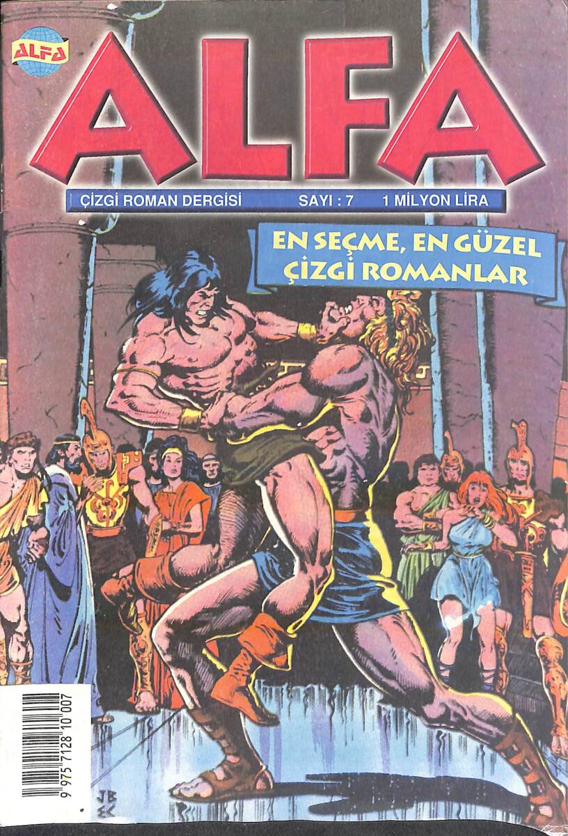 Alfa Çizgi Roman Dergisi Sayı :7 - CONAN (8 Haziran 2001) NDR94296 - 1