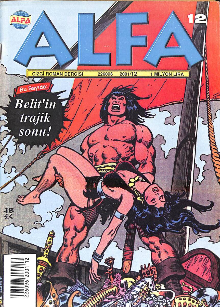 Alfa Çizgi Roman Dergisi Sayı:12 - CONAN (21 Aralık 2001) NDR94302 - 1