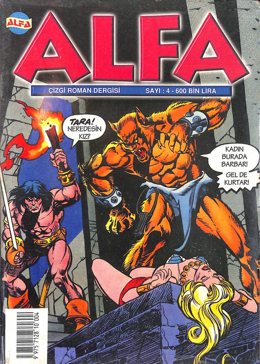Alfa Çizgi Roman Dergisi Sayı:4 (1-15 Mart 2001) NDR98413 - 1