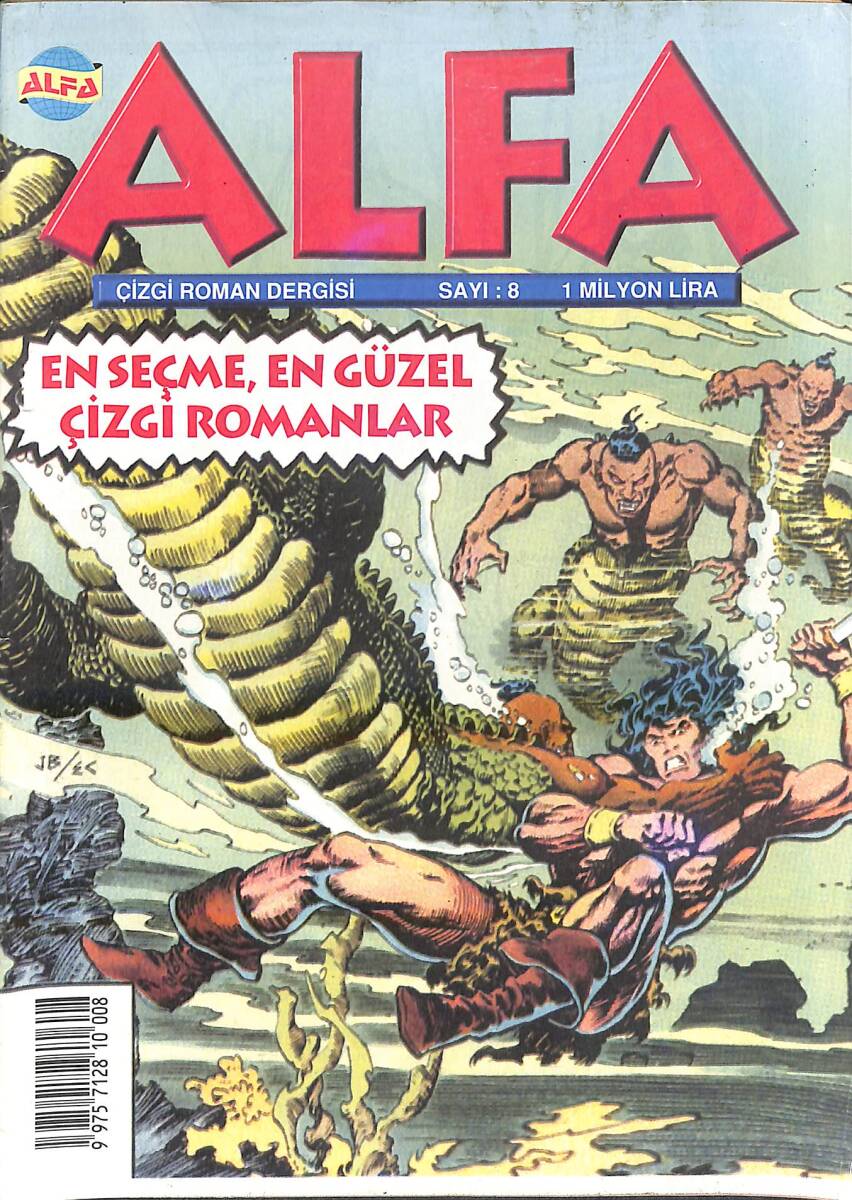 Alfa Çizgi Roman Dergisi Sayı:8 (15 Haziran 2001) NDR94295 - 1