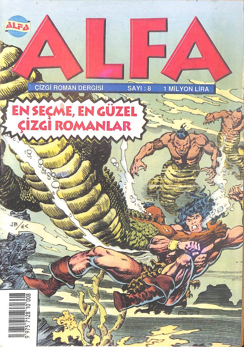 Alfa Çizgi Roman Dergisi Sayı:8 (15 Haziran 2001) NDR98400 - 1