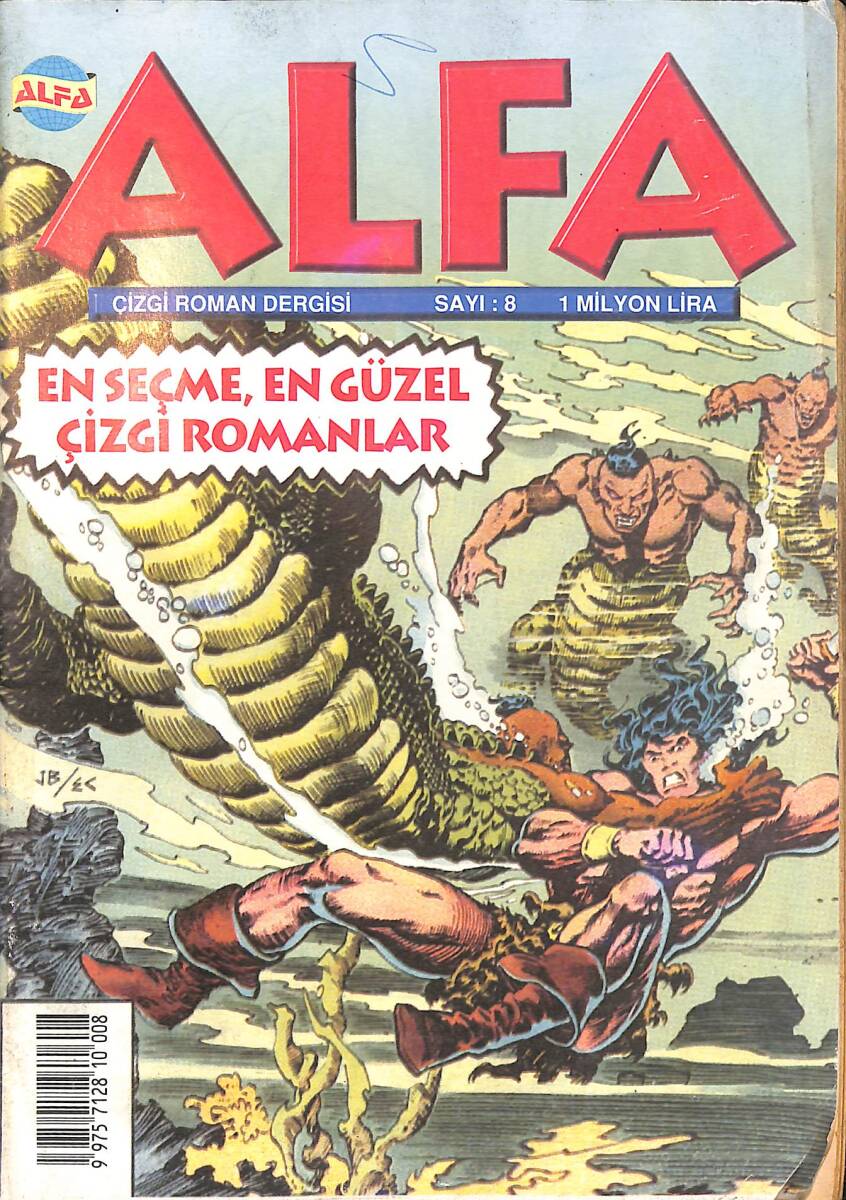 Alfa Çizgi Roman Dergisi Sayı:8 (15 Haziran 2001) NDR98404 - 1