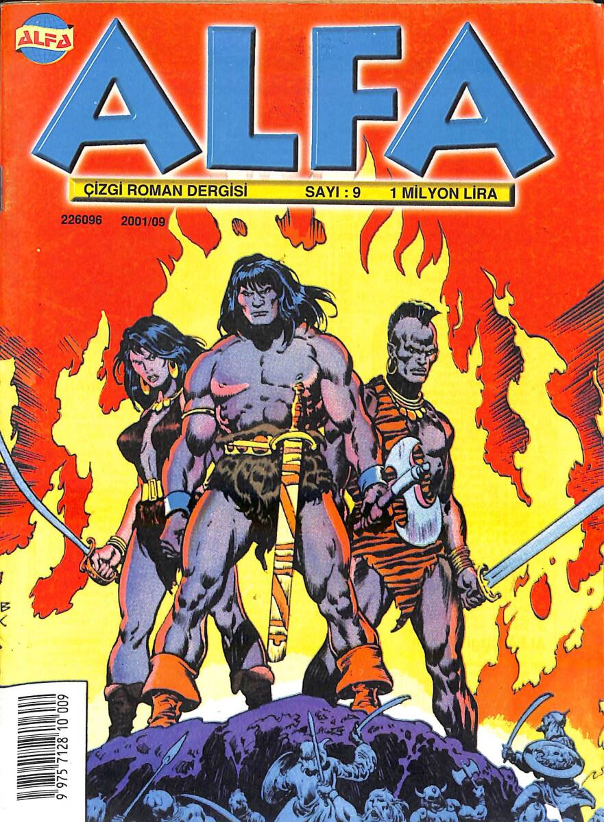 Alfa Çizgi Roman Dergisi Sayı:9 (30 Kasım 2001) NDR94294 - 1