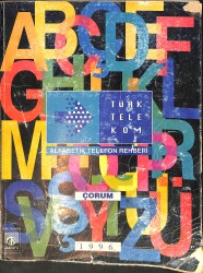 Alfabetik Telefon Rehberi Çorum 1996 NDR99324 - Gökçekoleksiyon