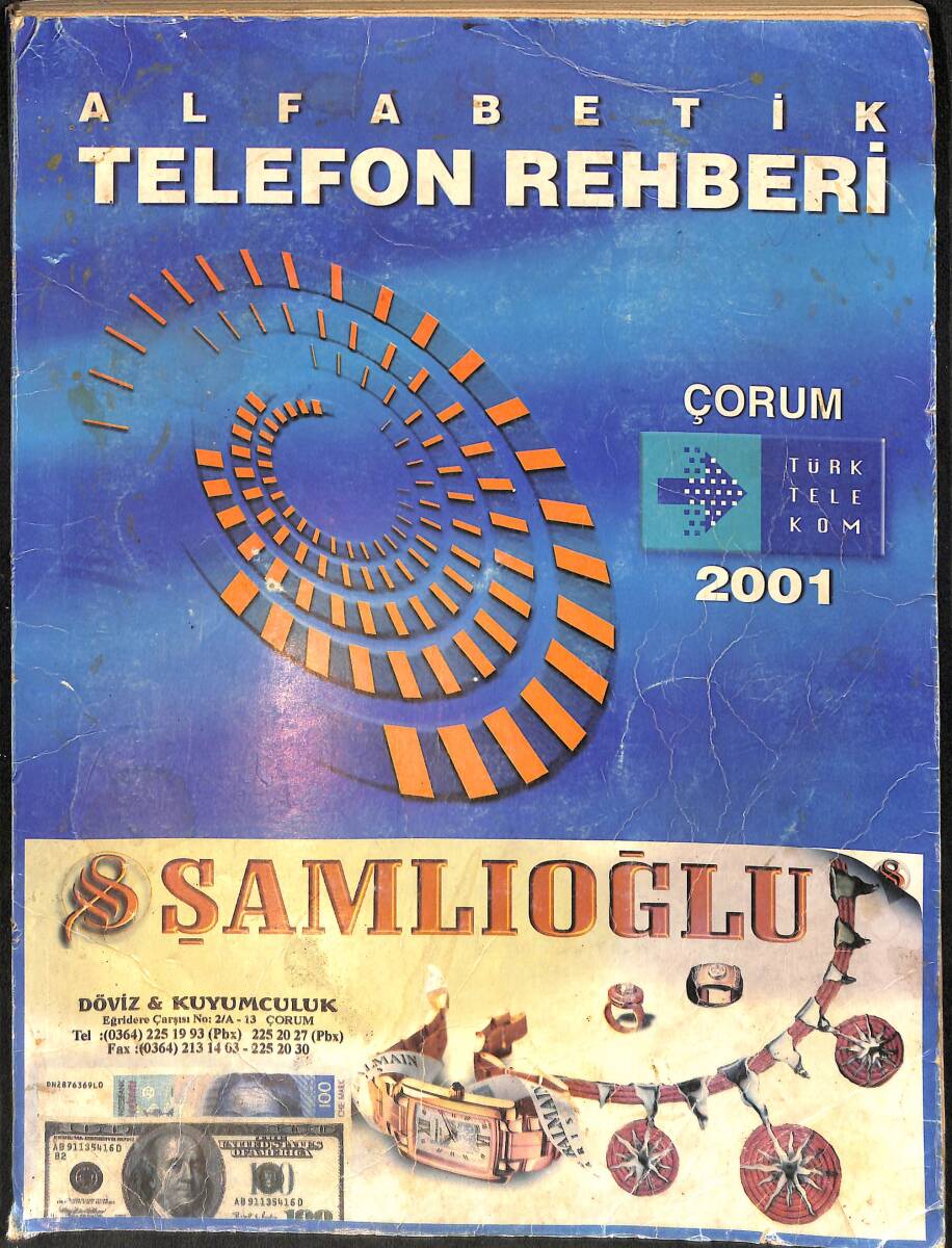 Alfabetik Telefon Rehberi Çorum 2001 NDR99323 - 1