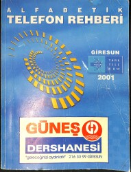Alfabetik Telefon Rehberi Giresun 2001 NDR99566 - Gökçekoleksiyon