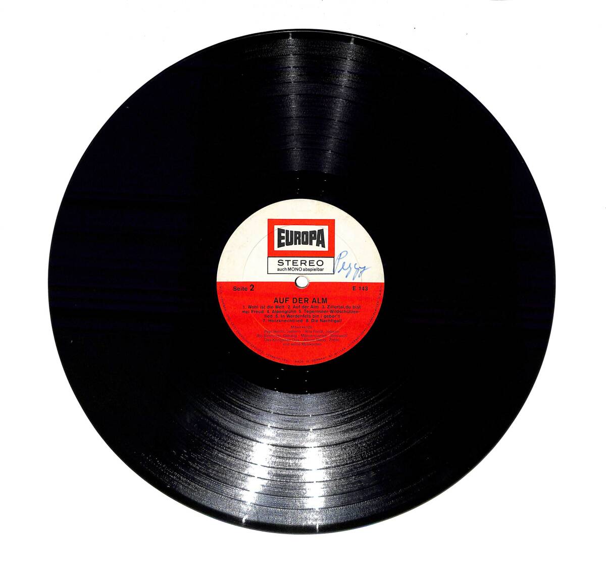 Alfons Bauer - Auf der Alm (Almanya Baskı) LP PLAK (10/8.5) PLK25964 - 1