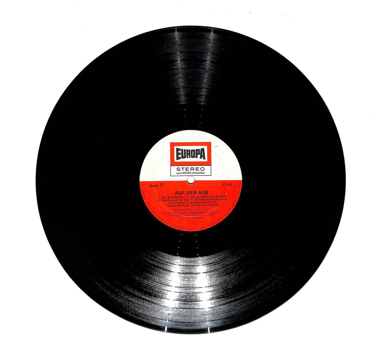 Alfons Bauer - Auf der Alm (Almanya Baskı) LP PLAK (10/8.5) PLK25964 - 2
