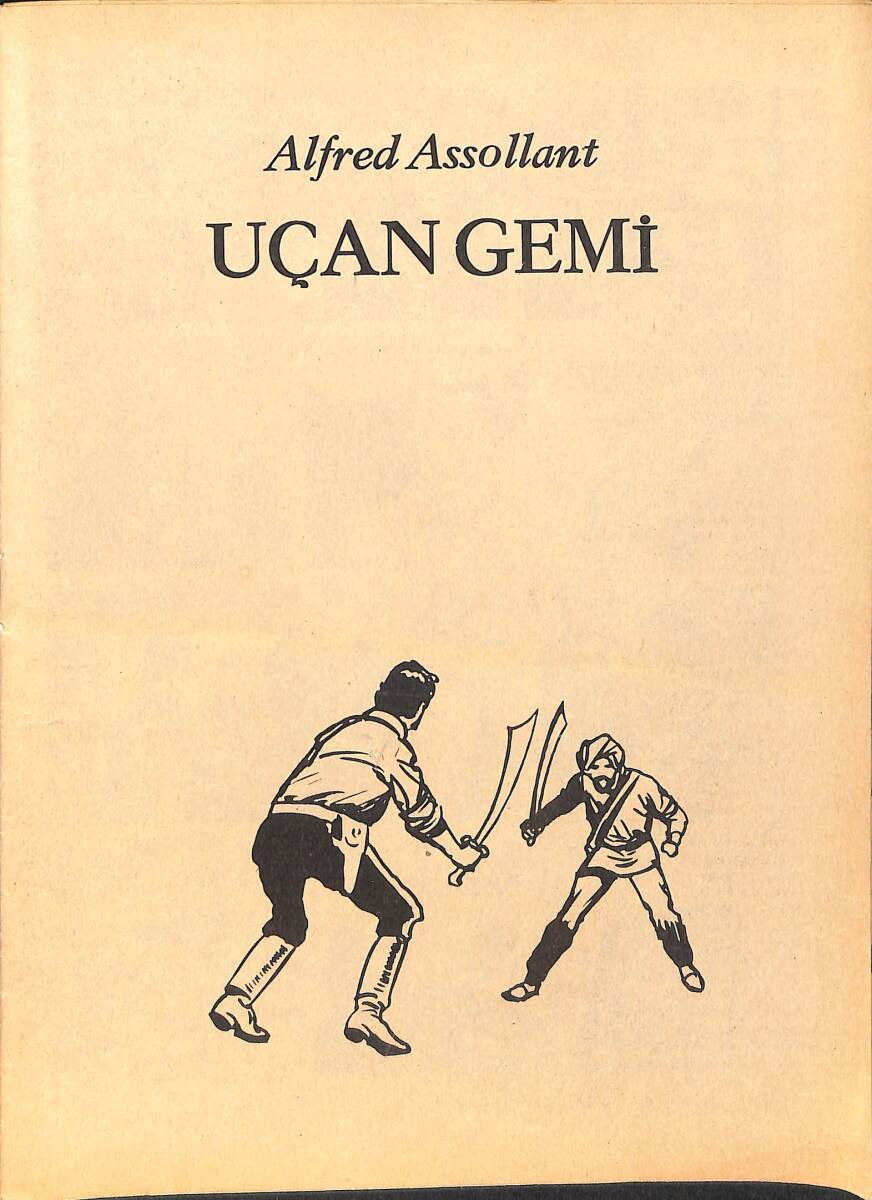 Alfred Assollant - Uçan Gemi Çizgi Roman NDR98255 - 1