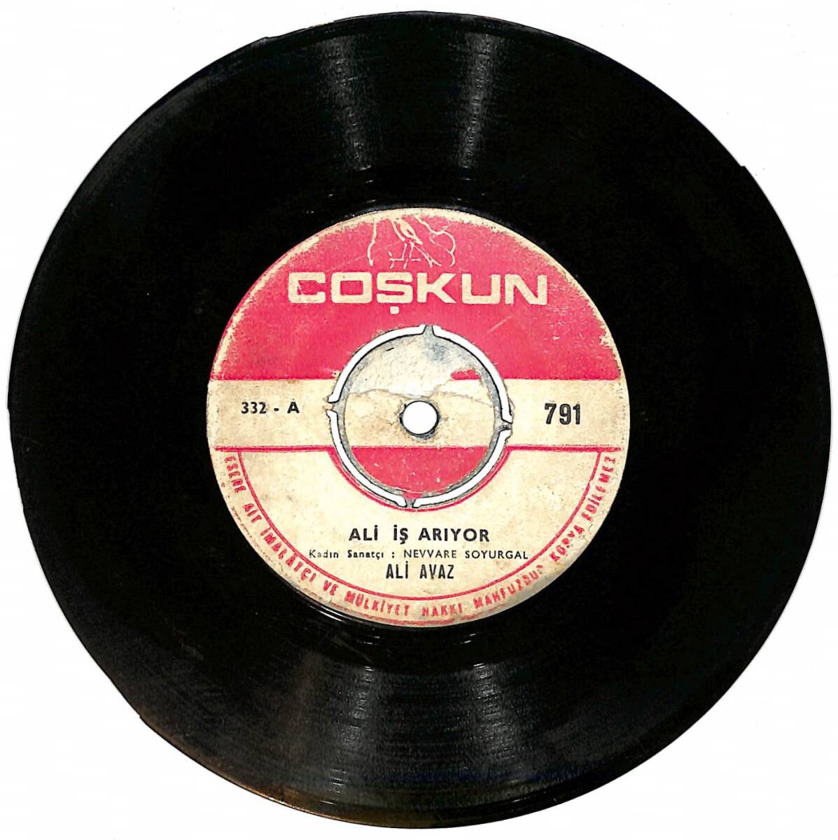 Ali Avaz – Ali İş Arıyor & Ali Futbol Maçında Plak (10/6.5) PLK26904 - 1