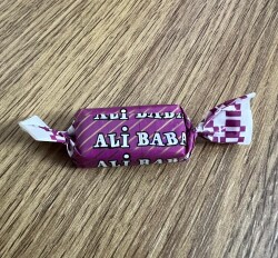 ALİ BABA Karikatür Stckher' li Saız 1980 'ler Sakız#SKZ222 - 4