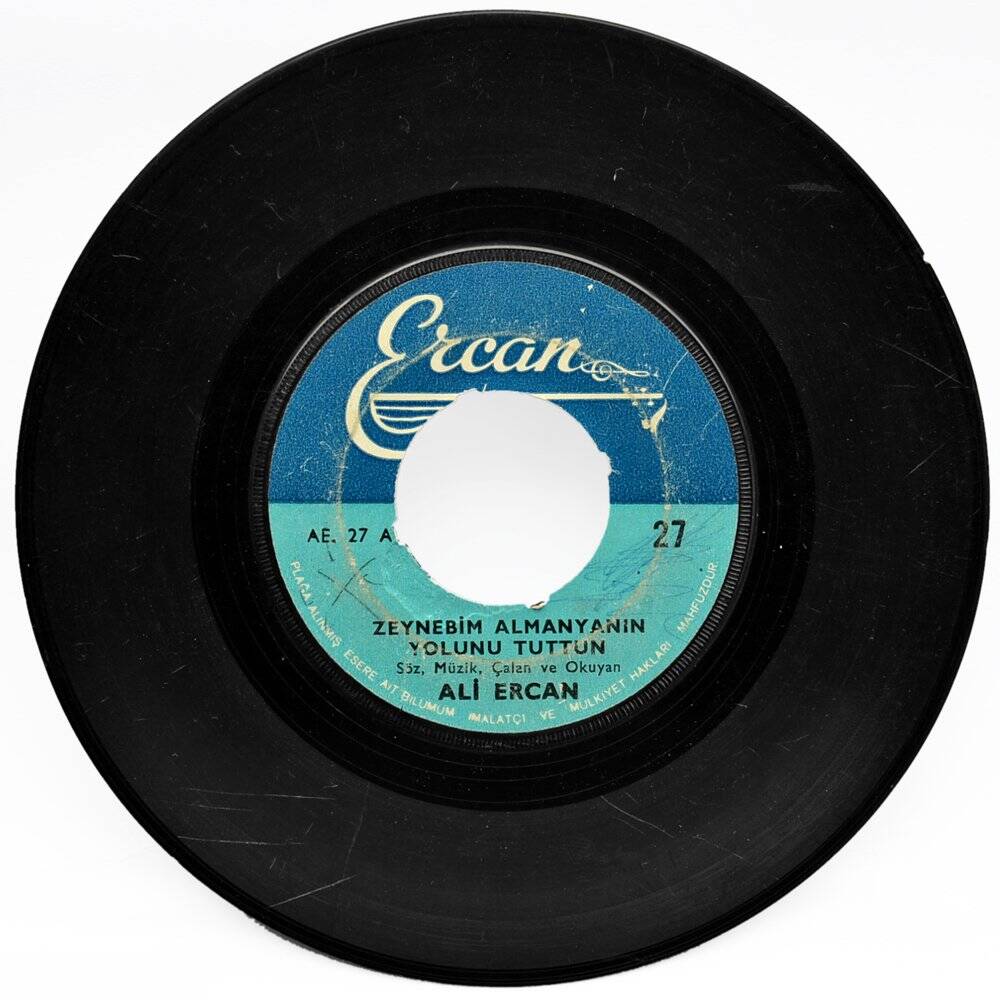 Ali Ercan - Zeynebim Almanyanın Yolunu Tuttu (106) PLK9557 - 1