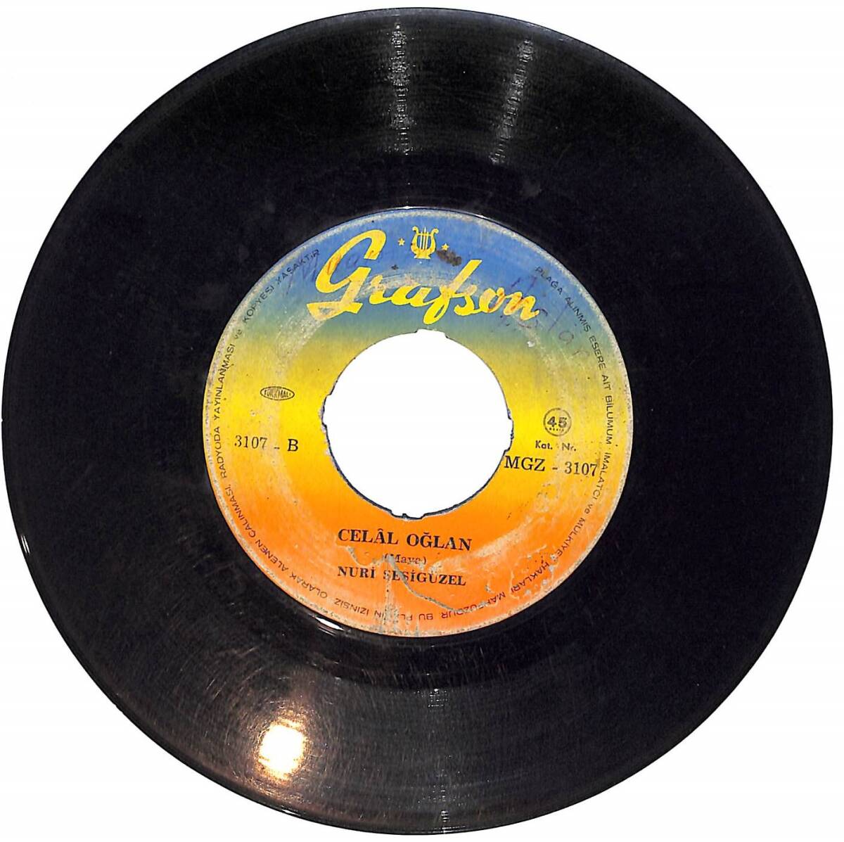 Nuri Sesigüzel - Derdimi Yazmaz Kalem / Celal Oğlan PLAK (10/6) PLK24812 - 1