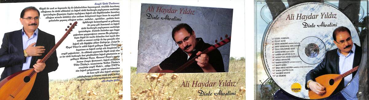 Ali Haydar Yıldız - Dinle Ahvalimi CD (İkinci El) CD4253 - 2