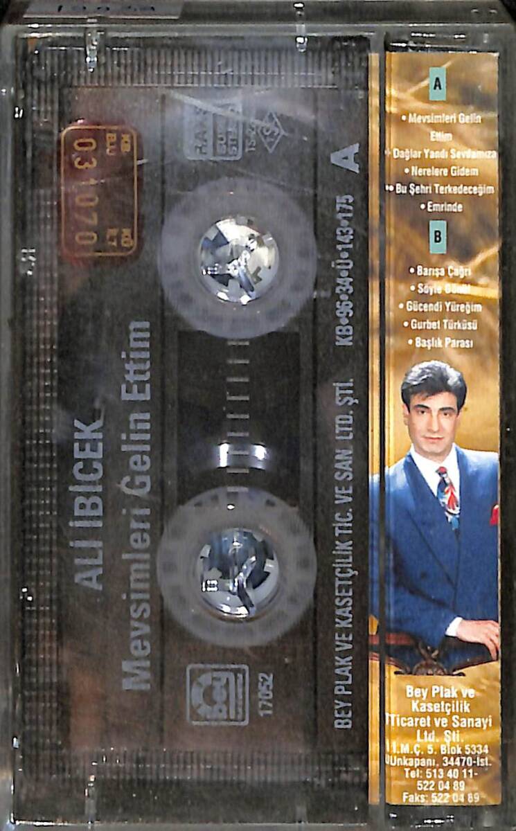 Ali İbicek - Mevsimleri Gelin Ettim Kaset (İkinci El) KST28646 - 2