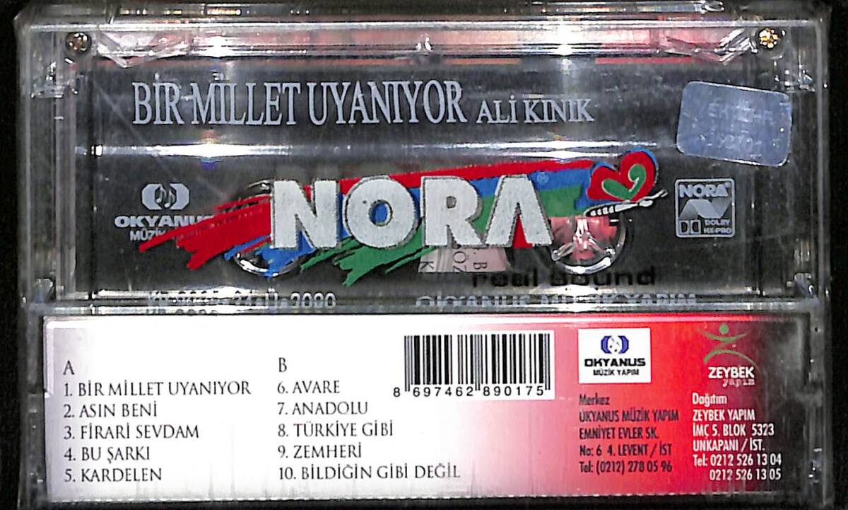 Ali Kınık – Bir Millet Uyanıyor Orijinal Kaset (SIFIR) * Okyanus Müzik Yapım - 2005 * KST31178 - 2