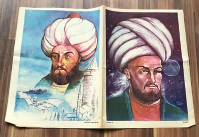 Ali Kuşçu - Hezarfen Ahmet Çelebi Büyük Boy Poster GZ119344 - 1