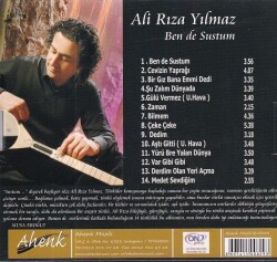 Ali Rıza Yılmaz - Bende Sustum (Sıfır Ürün) CD Müzik CD1240 - 2