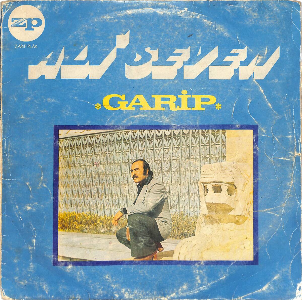 Ali Seven – Garip | Zarif Plak 33'lük LP (Long Play) PLAK (10/8) ''Orijinal Dönem Baskı '' *Türk Halk Müziği • Arabesk • Fantezi* PLK28172 - 1