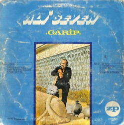 Ali Seven – Garip | Zarif Plak 33'lük LP (Long Play) PLAK (10/8) ''Orijinal Dönem Baskı '' *Türk Halk Müziği • Arabesk • Fantezi* PLK28172 - 3