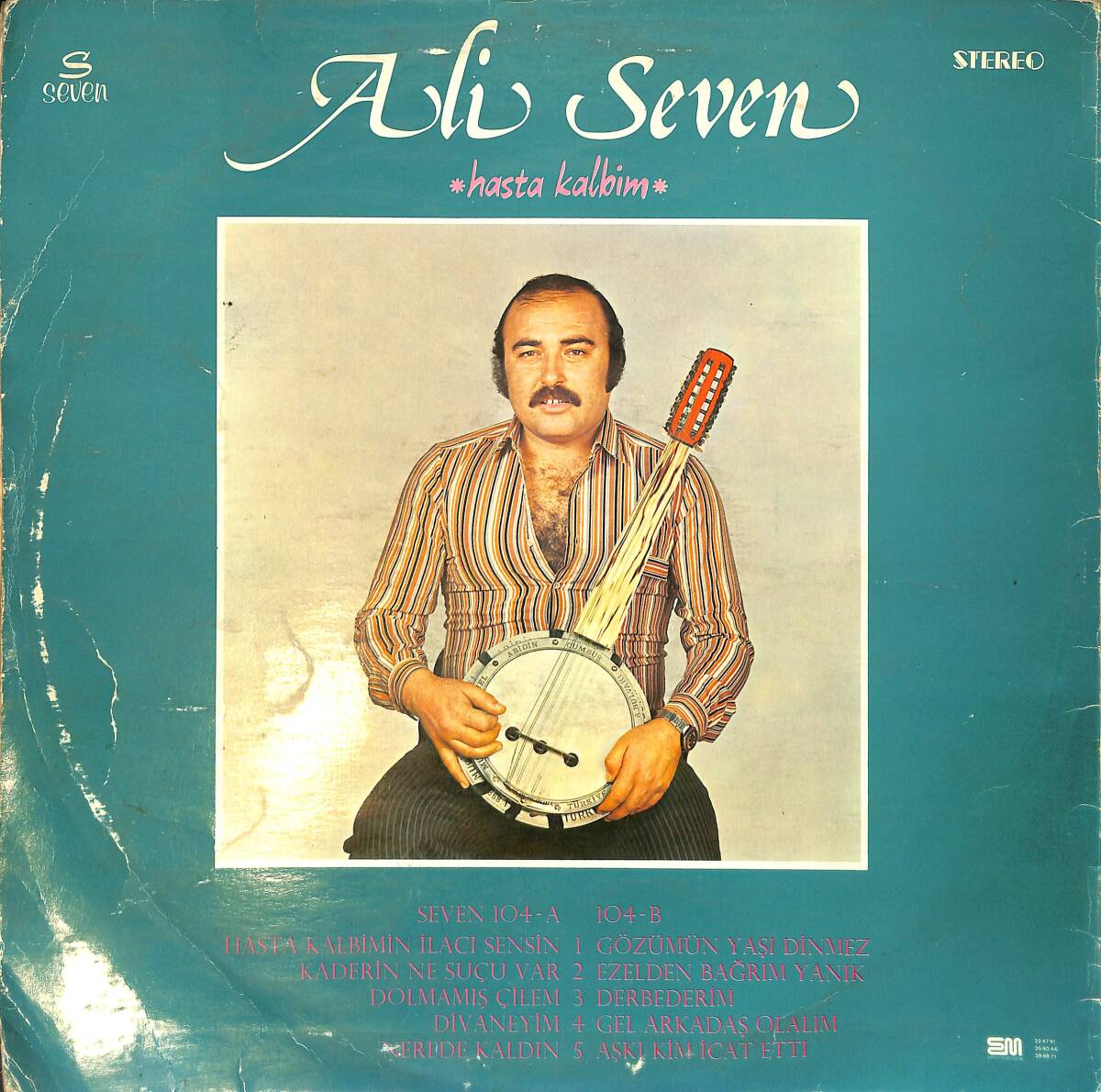 Ali Seven - Hasta Kalbim LP PLAK (10/7) PLK26581 - 2