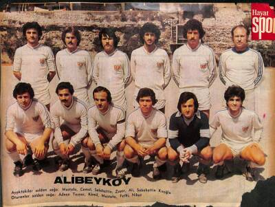 ALİBEYKÖY FUTBOL TAKIMI ESKİ POSTER (33X24 CM) KRT17711 - 1