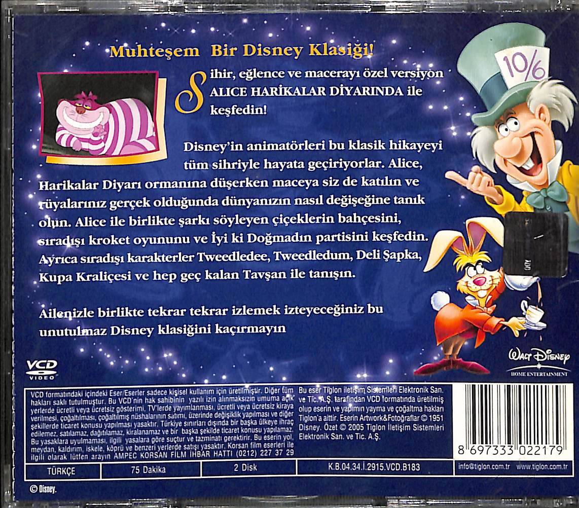 Alice Harikalar Diyarında VCD Film (10/8) VCD26054 - 2