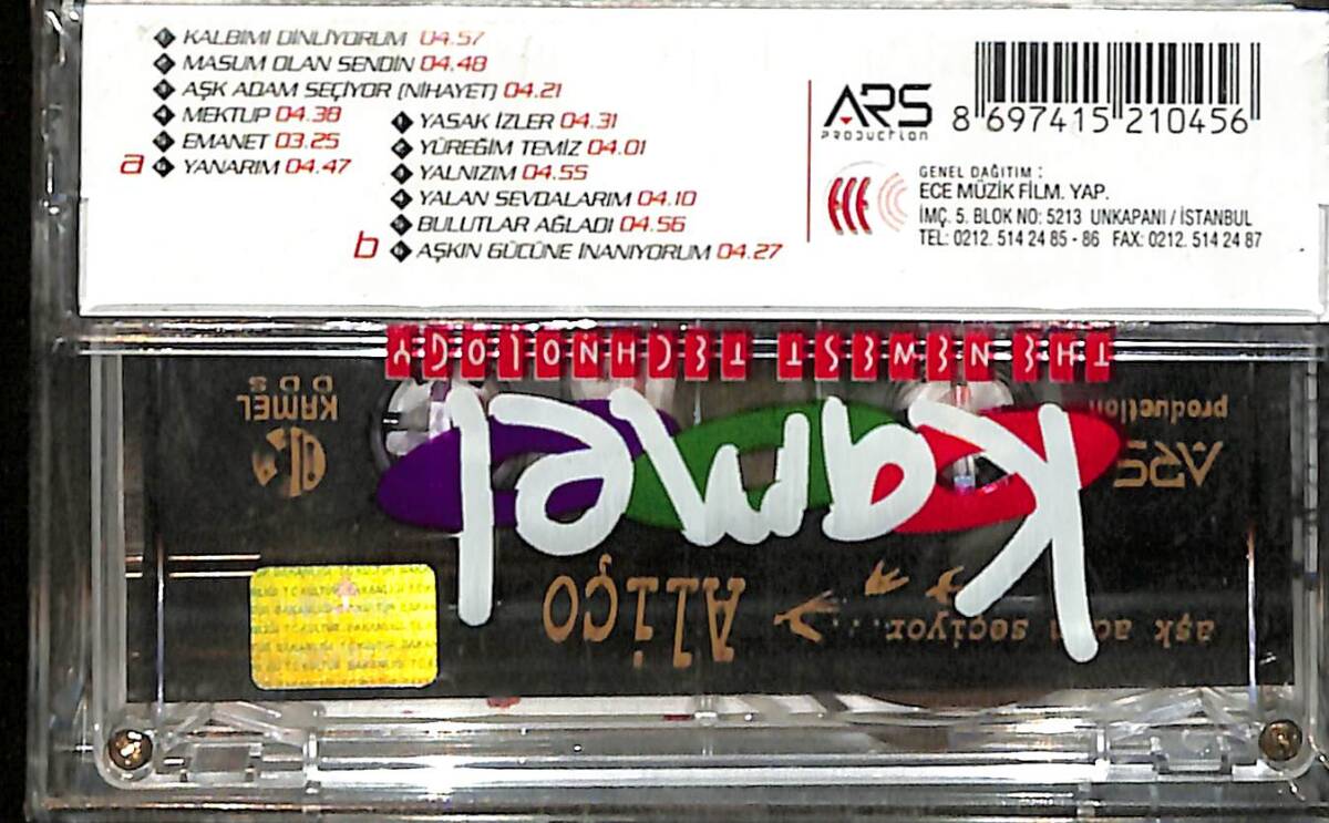 Aliço - Aşk Adam Seçiyor Kaset (Sıfır) KST28310 - 2
