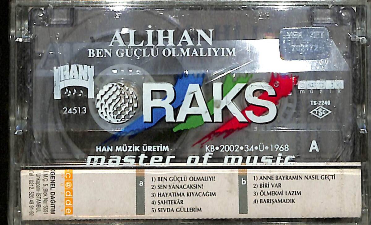 Alihan - Ben Güçlü Olmalıyım Kaset (Sıfır Kaset) KST29417 - 2