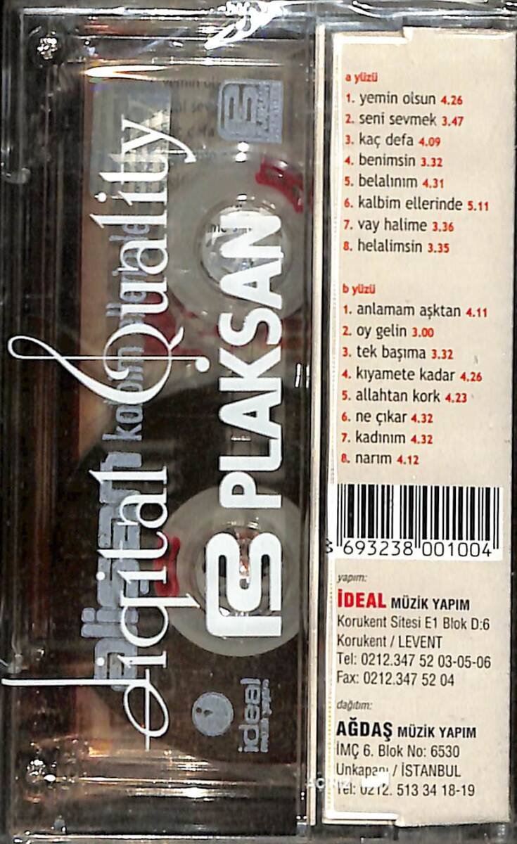 Alişan - Kalbim Ellerinde Kaset (Sıfır) KST28696 - 2