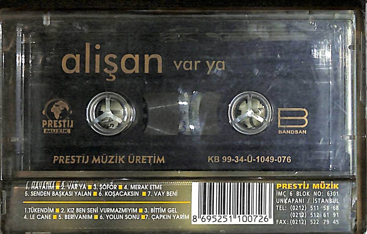 Alişan - Var Ya Kaset (İkinci El) KST28181 - 2