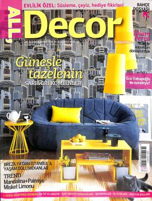 ALL Decor Aylık Dekorasyon Stil Ve Alışveriş Dergisi Sayı 18 Nisan 2012 NDR83198 - 1