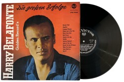 Harry Belafonte - Golden Records (RCA Victor) LP Plak (10/8) PLK25582 - Gökçekoleksiyon
