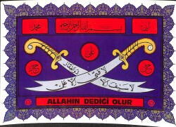 Allah'ın Dediği Olur Yazılı Kartpostal (Küçük Boy) KRT21960 - Gökçekoleksiyon